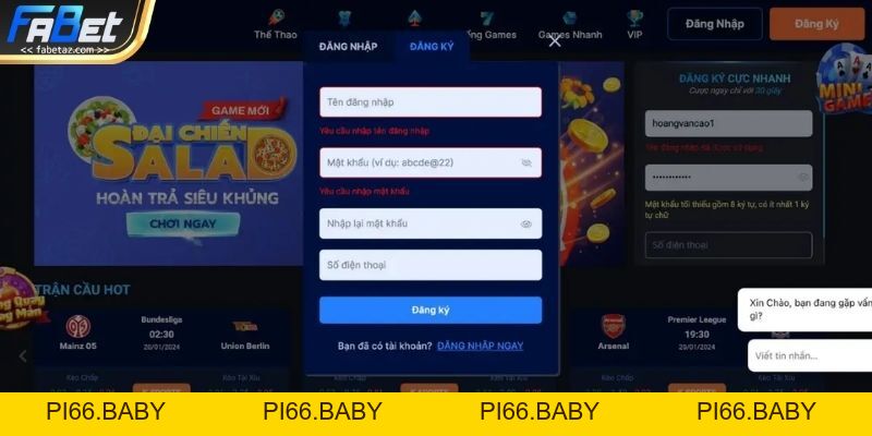 Đăng Ký Fabet Với Quy Trình Thao Tác Siêu Tốc Cho Newbie – Fabet – Nhà Cái Uy Tín Hàng Đầu Được Nhiều Người Lựa Chọn - PI66